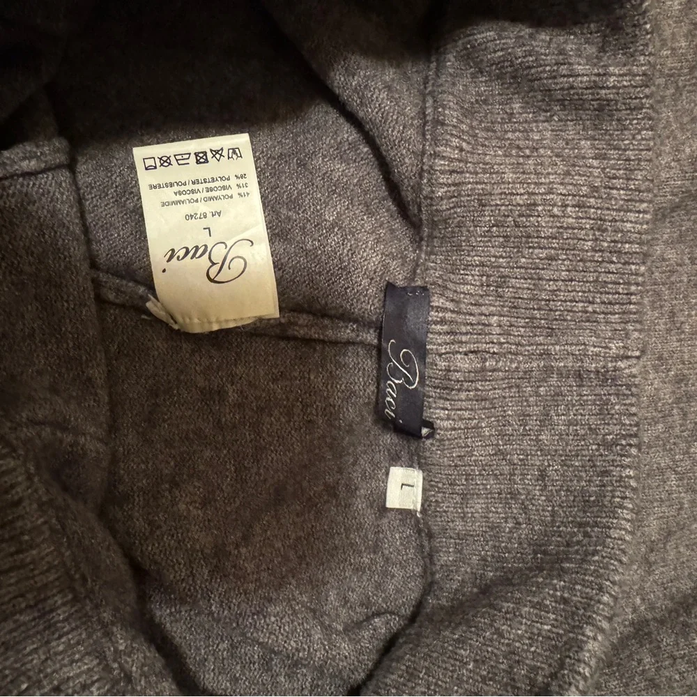 Sundance Baci Mina Sweat Pants Wide Leg Lounge Comfy Pull-on Gray Size L - Picture 9 of 9